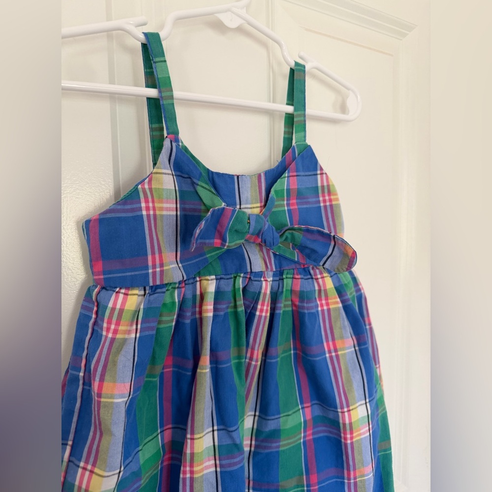 Nautica summer plaid dress, size 3T